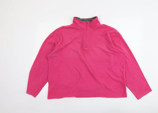 Womens UK Size 16 Hi Gear Pink Pullover Sweatshirt