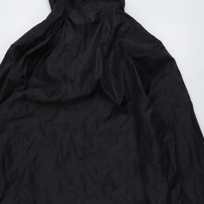 Mens UK Size 2XS Cotton Traders Black Rain Coat
