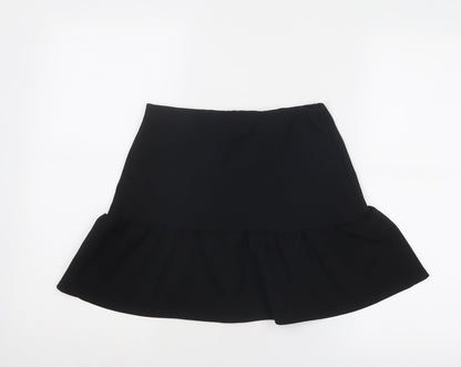 21 Saints Womens Black Polyester Swing Skirt Size 26 in