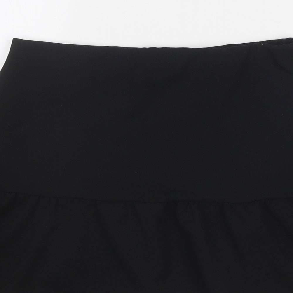 21 Saints Womens Black Polyester Swing Skirt Size 26 in