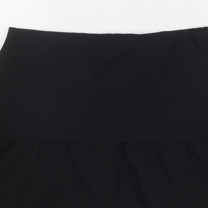 21 Saints Womens Black Polyester Swing Skirt Size 26 in