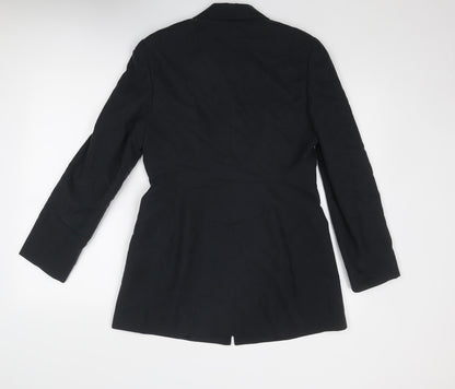 Linea Womens Grey Jacket Blazer Size 10 Button