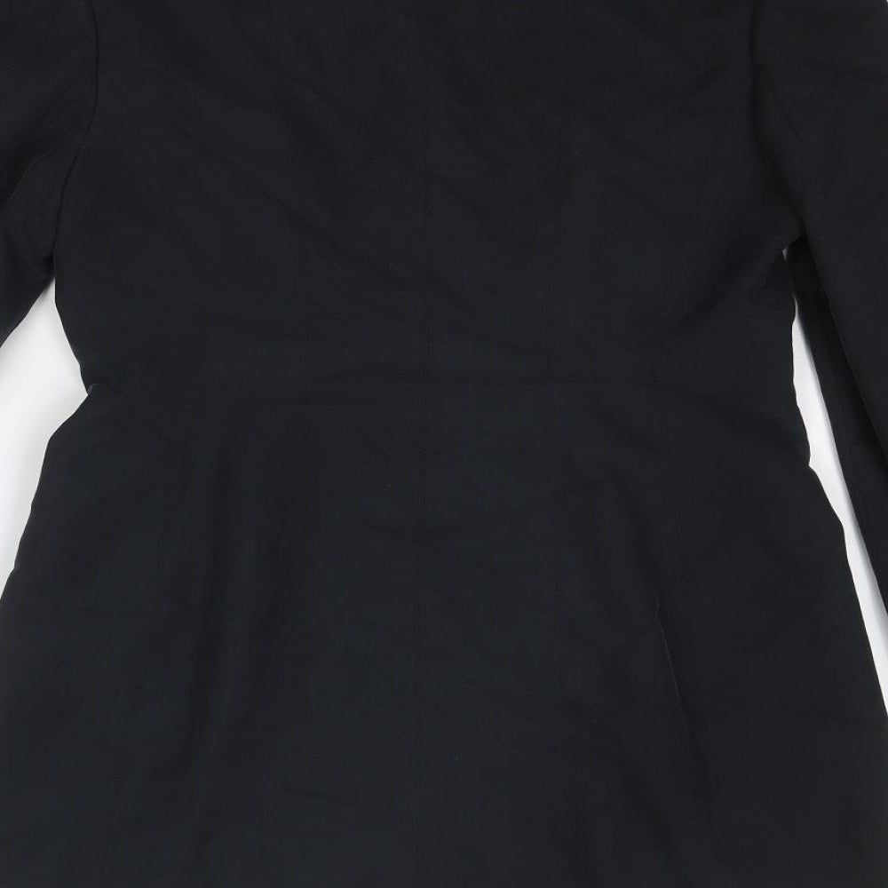 Linea Womens Grey Jacket Blazer Size 10 Button