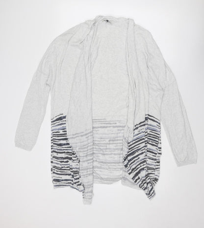 Womens UK Size L Maison De Nimes Grey Cardigan Jumper