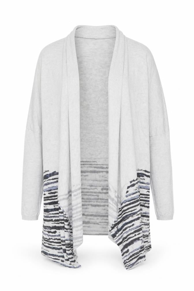 Womens UK Size L Maison De Nimes Grey Cardigan Jumper