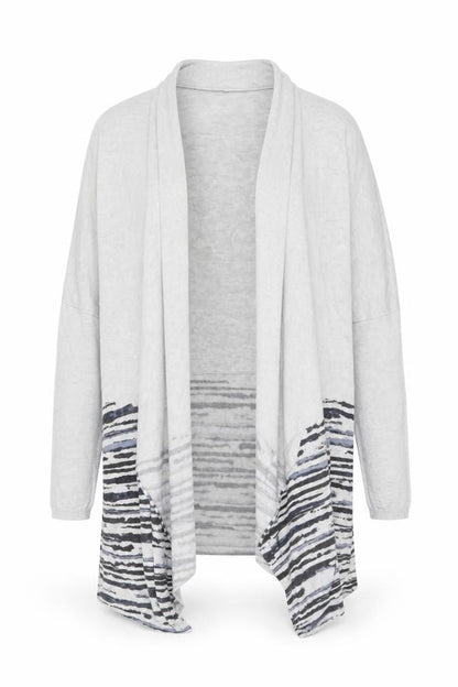 Womens UK Size L Maison De Nimes Grey Cardigan Jumper