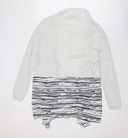 Womens UK Size L Maison De Nimes Grey Cardigan Jumper