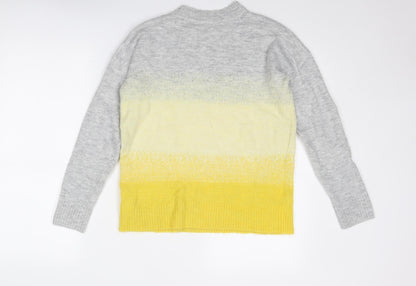 Womens UK Size XS Oasis Grey Pullover Jumper