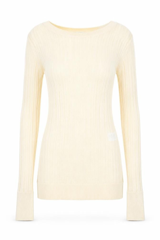 NEXT Womens Beige Round Neck Viscose Pullover Jumper Size 6