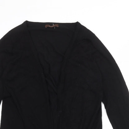 Womens UK Size 14 Savoir Black Cardigan Jumper