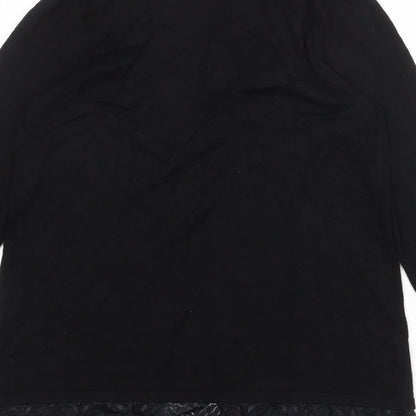Womens UK Size 14 Savoir Black Cardigan Jumper