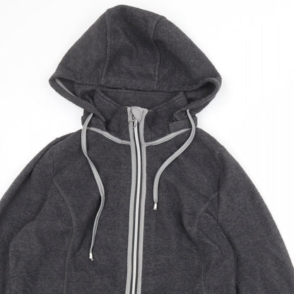 Collection L Womens Grey Jacket Size 16 Zip