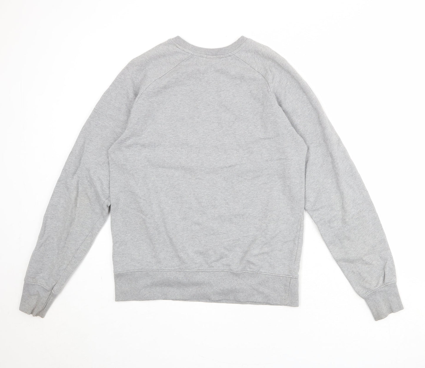 Earth Positive Womens Grey 100% Cotton Pullover Sweatshirt Size M Pullover - #WILDLIFE Tiger