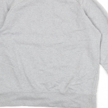 Earth Positive Womens Grey 100% Cotton Pullover Sweatshirt Size M Pullover - #WILDLIFE Tiger