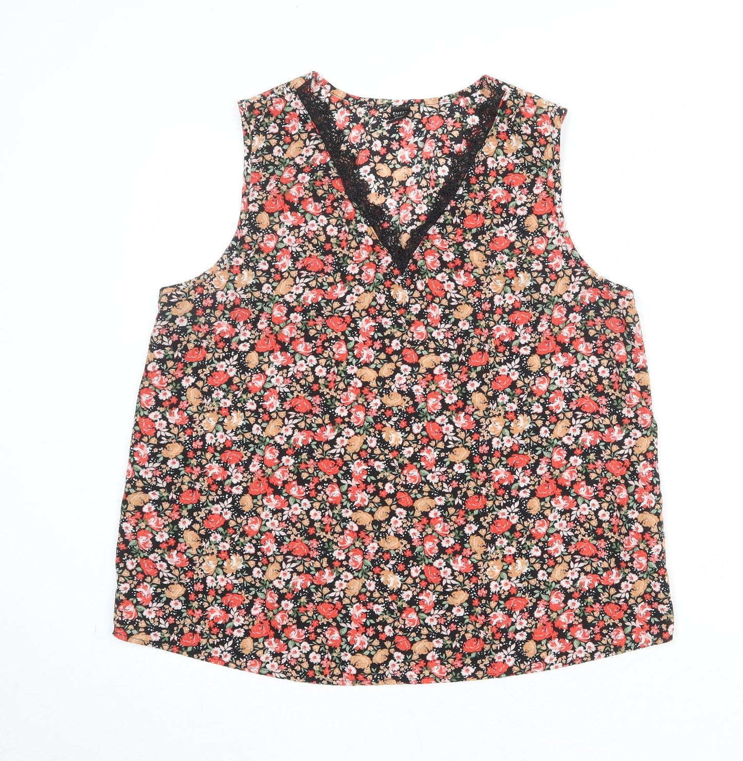 Womens UK Size XL Emery Rose Multicoloured Basic Tank