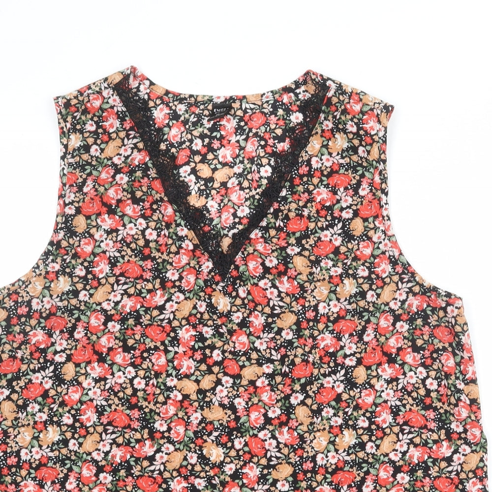 Womens UK Size XL Emery Rose Multicoloured Basic Tank