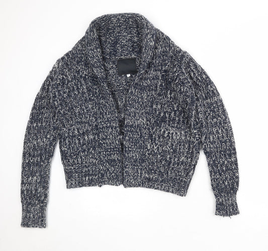Womens UK Size 10 New Look Blue Cardigan Jumper