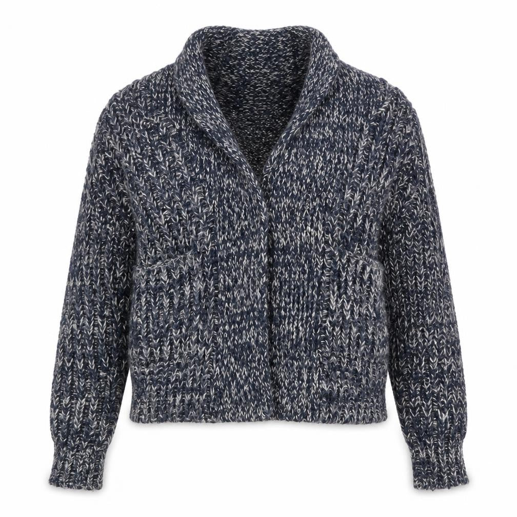 Womens UK Size 10 New Look Blue Cardigan Jumper