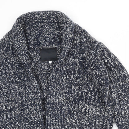 Womens UK Size 10 New Look Blue Cardigan Jumper