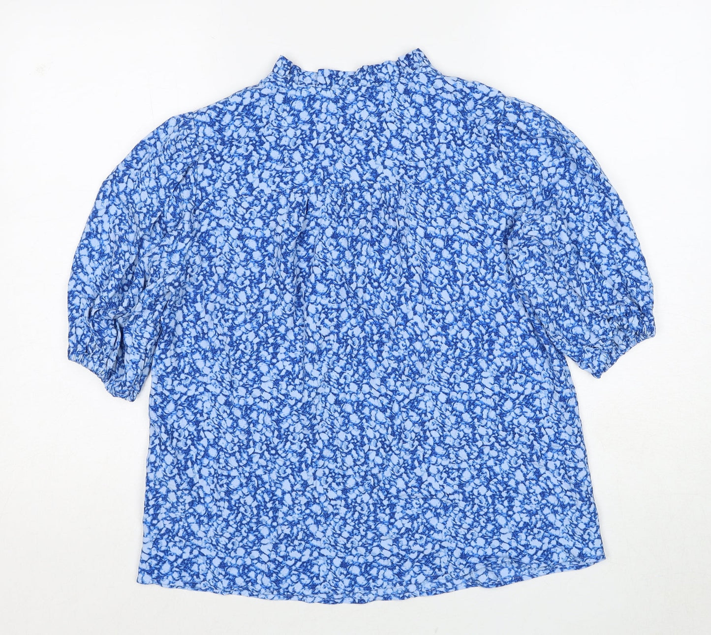 Womens UK Size 6 Marks and Spencer Blue Basic Blouse