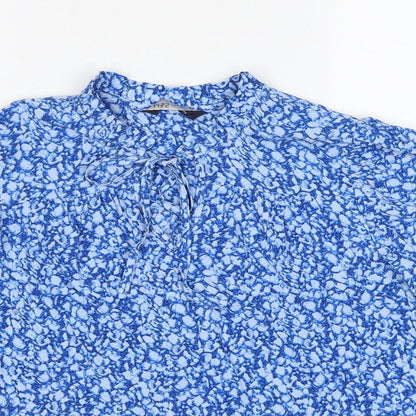 Womens UK Size 6 Marks and Spencer Blue Basic Blouse