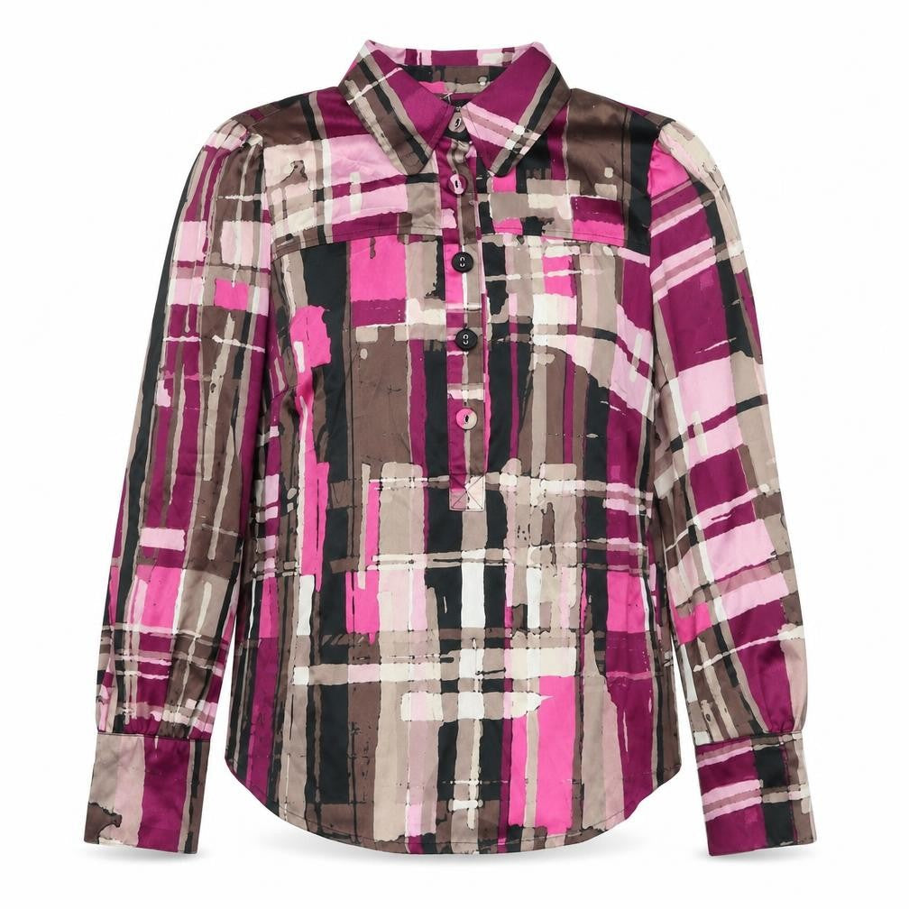 Womens UK Size 12 NEXT Multicoloured Basic Button-Up