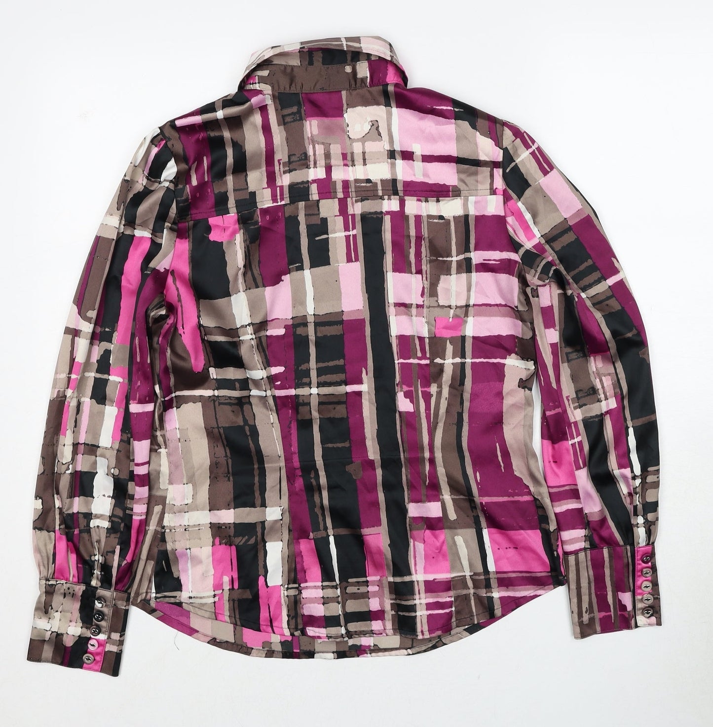 Womens UK Size 12 NEXT Multicoloured Basic Button-Up