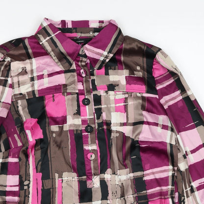 Womens UK Size 12 NEXT Multicoloured Basic Button-Up