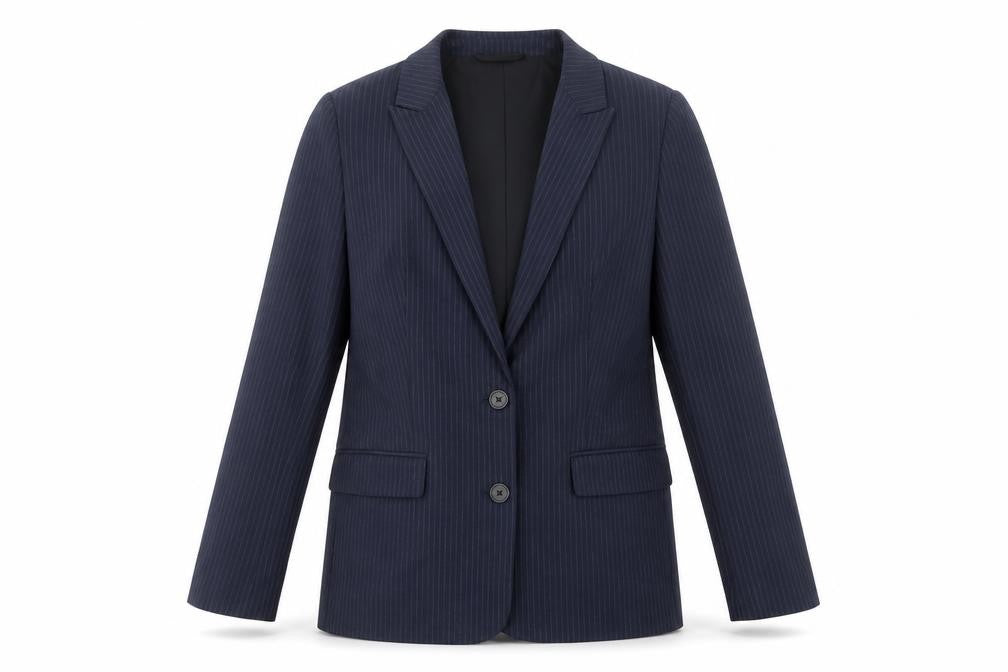Womens UK Size 12 Marks and Spencer Regular Blue Suit Jacket