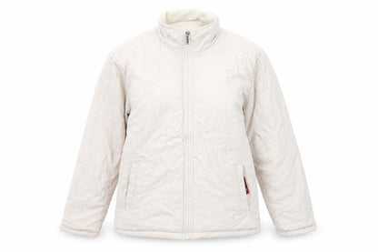 Luciana Womens Ivory Jacket Size XL Zip