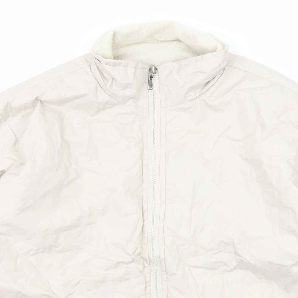 Luciana Womens Ivory Jacket Size XL Zip