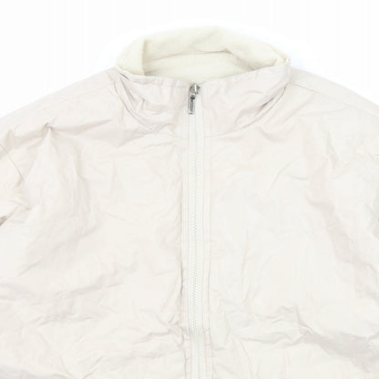Luciana Womens Ivory Jacket Size XL Zip