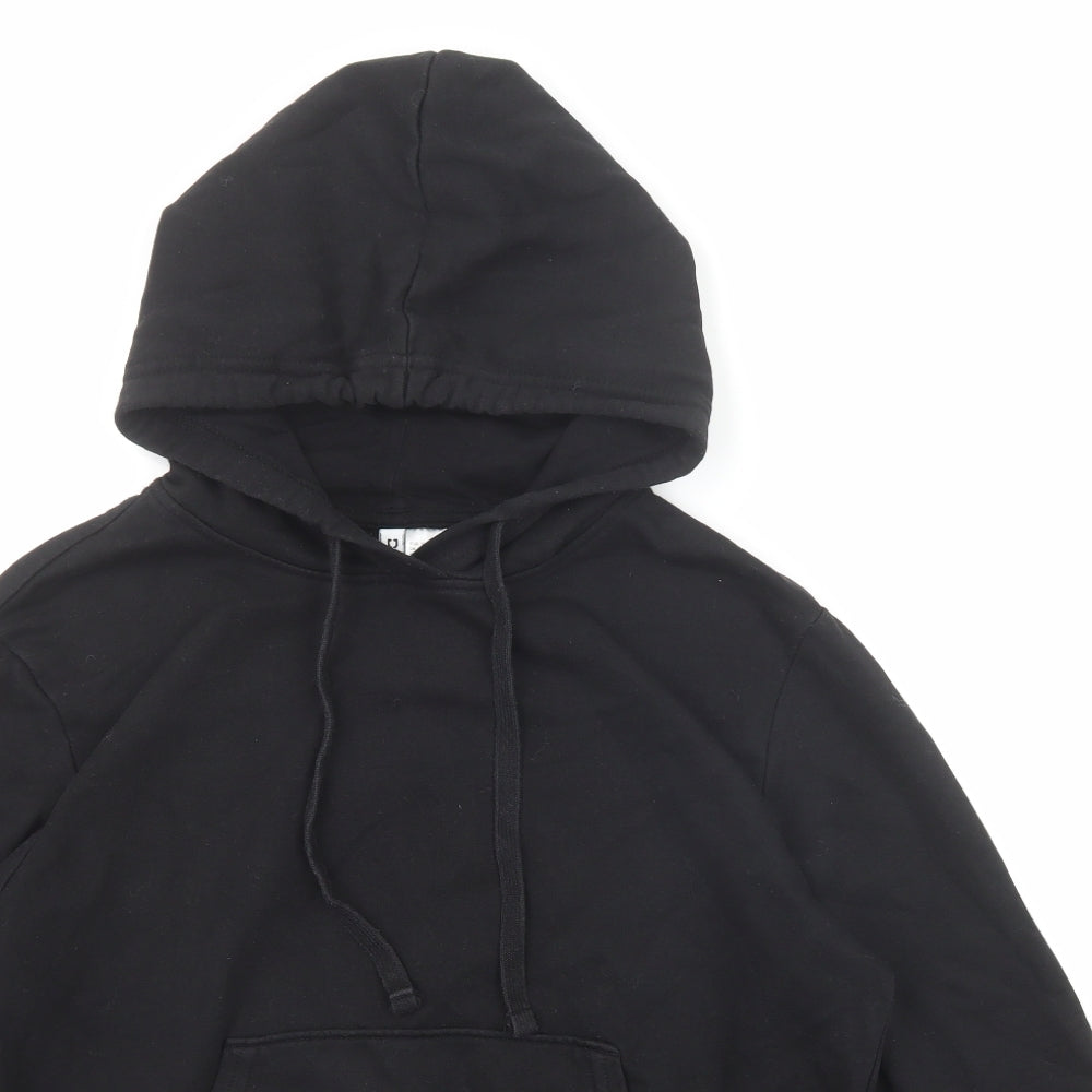 Divided by H&M Womens Black Cotton Pullover Hoodie Size S Pullover