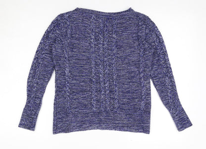 Womens UK Size S CC Blue Pullover Jumper