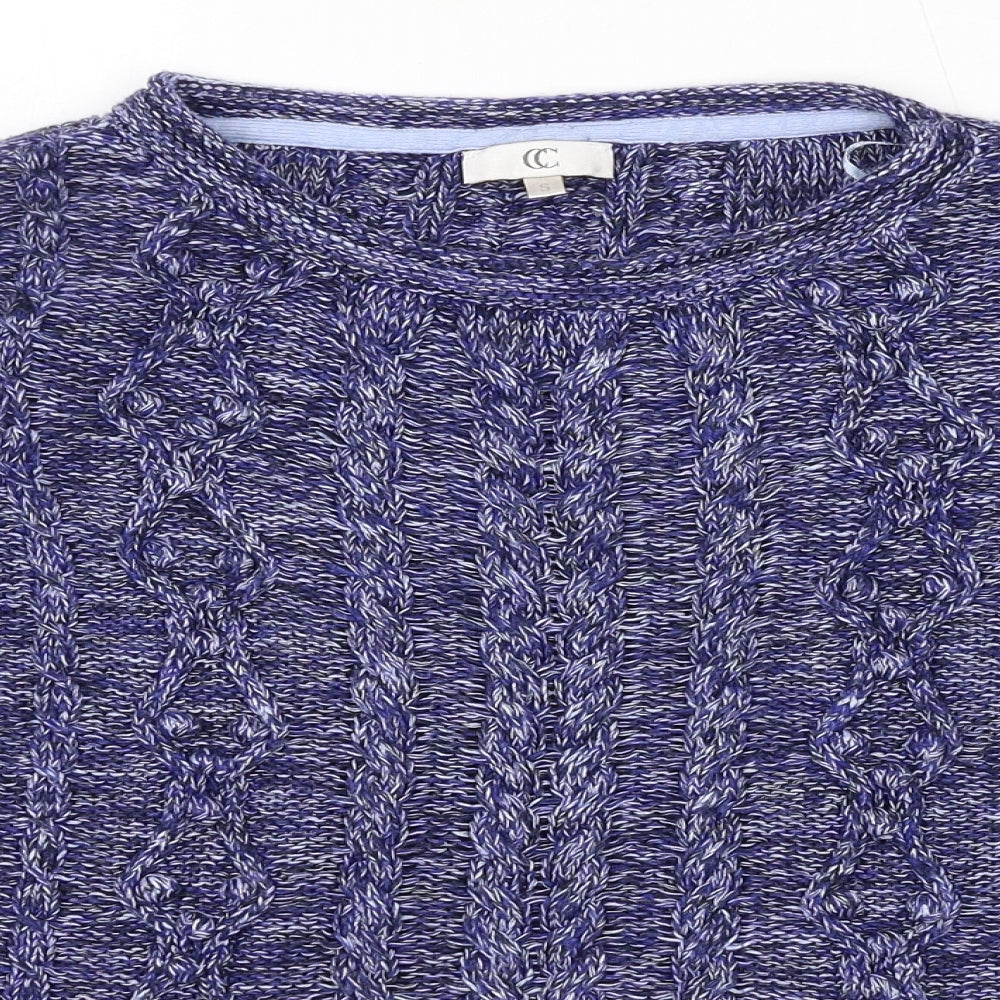 Womens UK Size S CC Blue Pullover Jumper