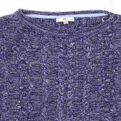 Womens UK Size S CC Blue Pullover Jumper