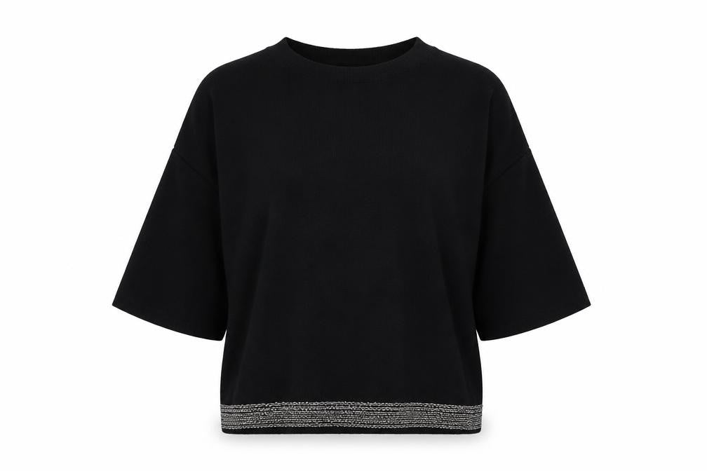 Womens UK Size 8 NEXT Black Basic Blouse