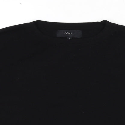 Womens UK Size 8 NEXT Black Basic Blouse