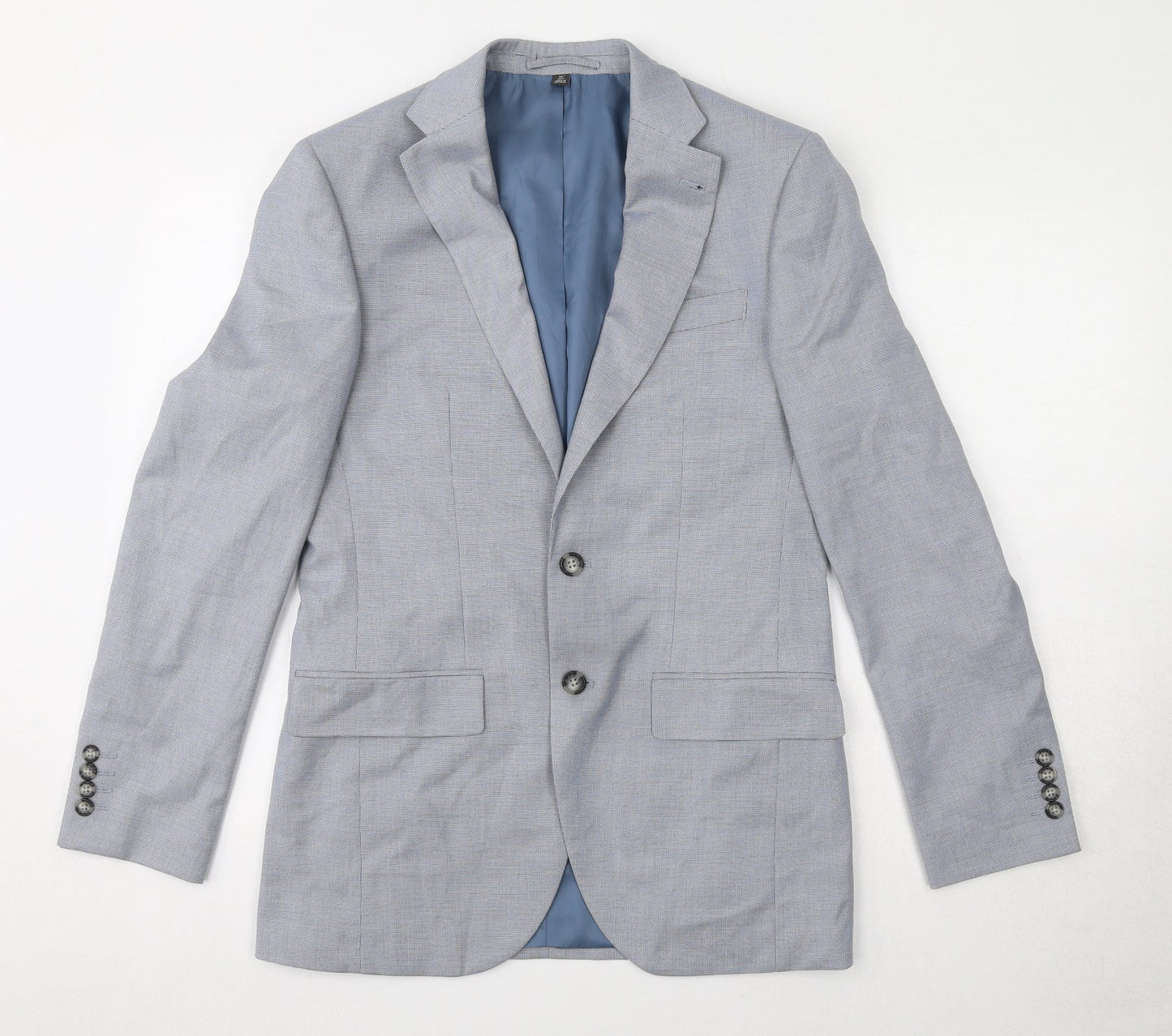 Mens UK Size 36 Marks and Spencer Regular Blue Suit Jacket