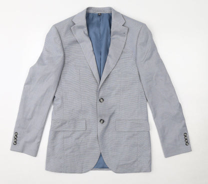 Mens UK Size 36 Marks and Spencer Regular Blue Suit Jacket