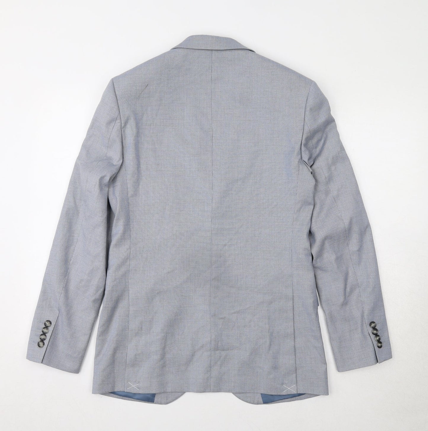 Mens UK Size 36 Marks and Spencer Regular Blue Suit Jacket