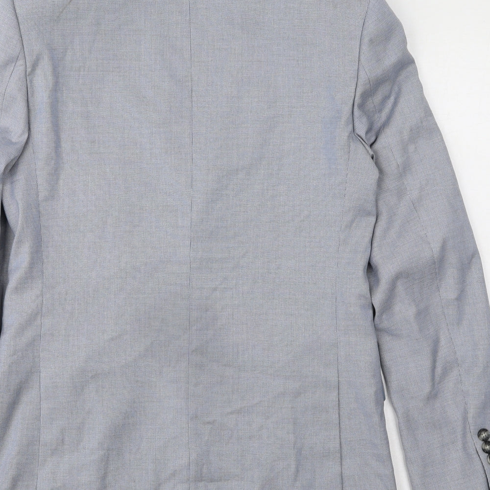Mens UK Size 36 Marks and Spencer Regular Blue Suit Jacket