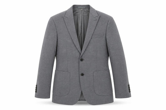 Autograph Mens Grey Polyester Jacket Suit Jacket Size 40 Regular