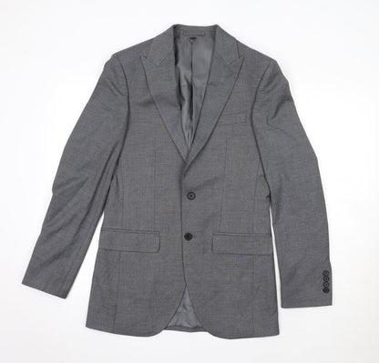 Mens UK Size 36 Marks and Spencer Regular Grey Suit Jacket