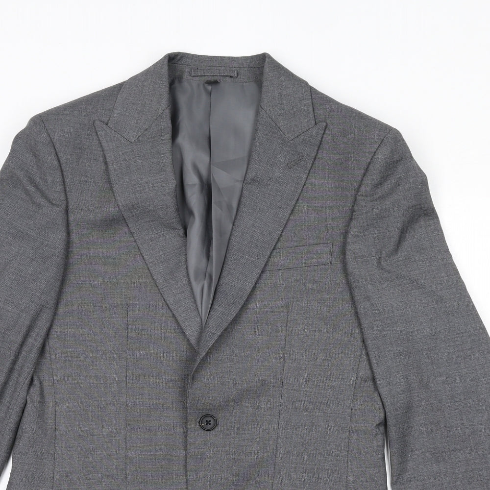 Mens UK Size 36 Marks and Spencer Regular Grey Suit Jacket