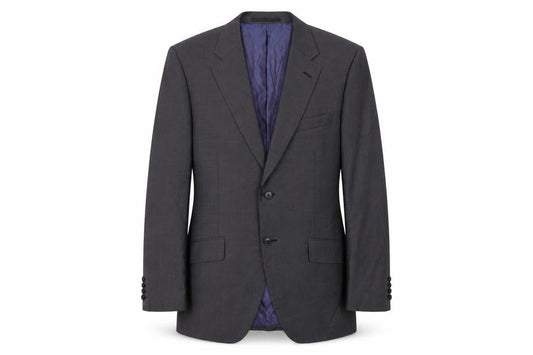 Autograph Mens Grey Polyester Jacket Suit Jacket Size 40 Regular
