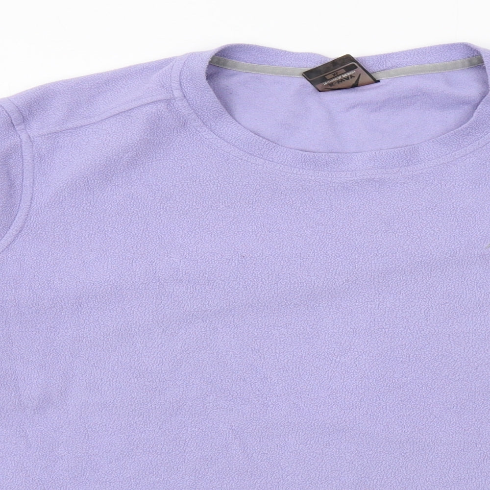 K-Way Womens Purple Polyester Pullover Sweatshirt Size XL Pullover