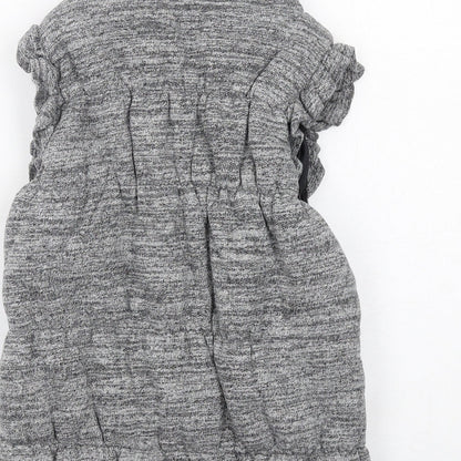 MODO Girls Grey Gilet Jacket Size M Zip
