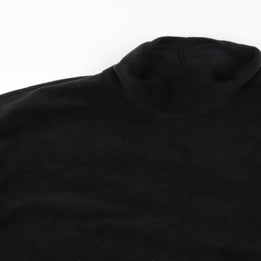 DECATHLON Womens Black Polyester Pullover Sweatshirt Size 2XL Pullover