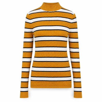 Womens UK Size XS Bershka Yellow Pullover Jumper